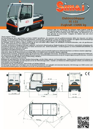 Tractoare automatizate Simai TE 151