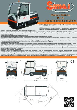 Tractoare automatizate Simai TE 151