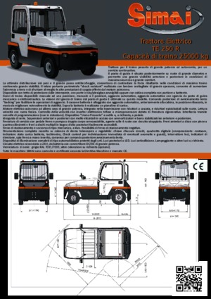 Tractoare automatizate Simai TE 250 R