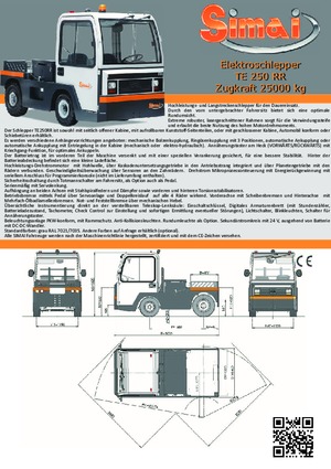 Tractoare automatizate Simai TE 250 RR