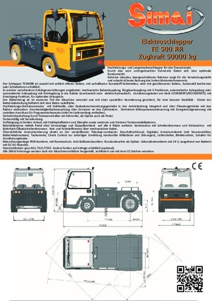 Tractoare automatizate Simai TE 500 RR