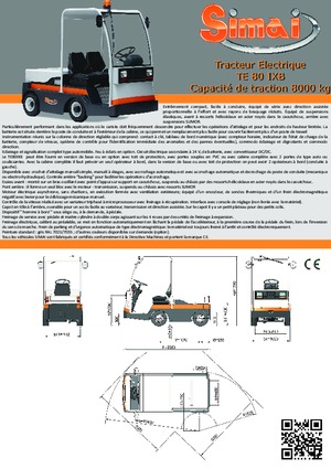 Tractoare automatizate Simai TE 80 IXB ac