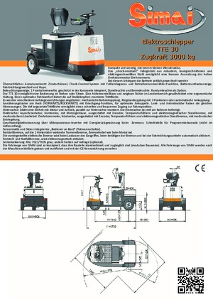 Tractoare automatizate Simai TTE 30 ac