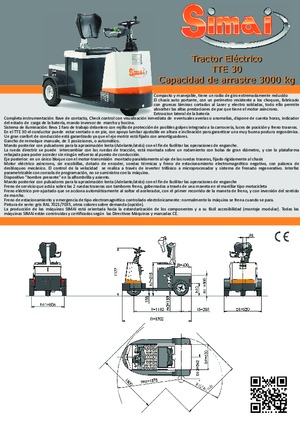 Tractoare automatizate Simai TTE 30 ac