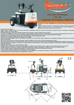 Tractoare automatizate Simai TTE 30 ac