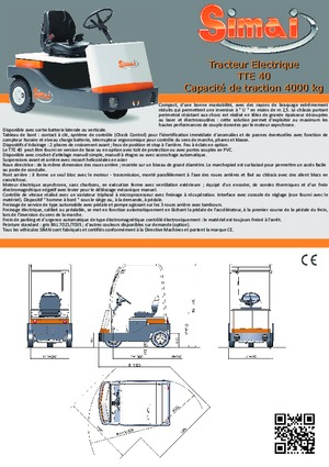 Tractoare automatizate Simai TTE 40 ac