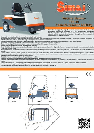 Tractoare automatizate Simai TTE 40 ac