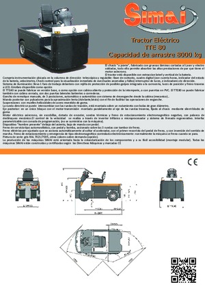 Tractoare automatizate Simai TTE 80 ac