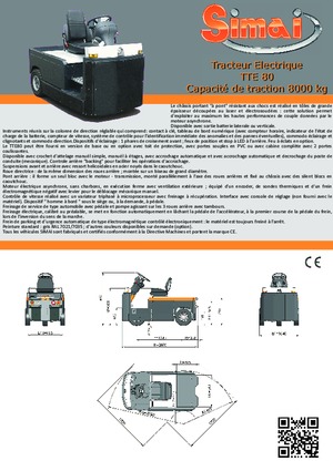 Tractoare automatizate Simai TTE 80 ac