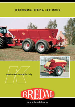 Distribuitoare de îngrășăminte Bredal K 105 LB