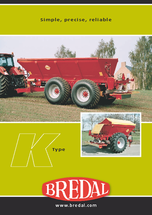 Distribuitoare de îngrășăminte Bredal K 105 LB
