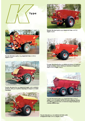 Distribuitoare de îngrășăminte Bredal K 105 LB