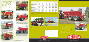 Distribuitoare de îngrășăminte Bredal K 105 LB
