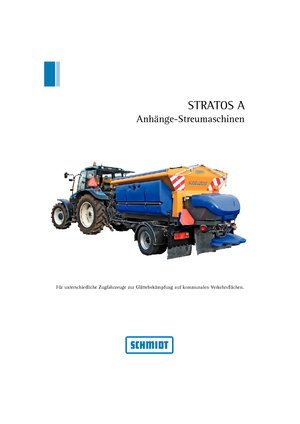 Dispozitive tractate de îngrășăminte Schmidt Stratos A 08