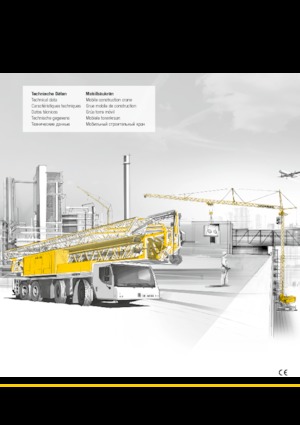 Macarale turn montate pe camion - braț - Braț telescopic - Glisor partea inferioară Liebherr MK 88