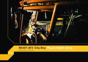 Macarale turn montate pe camion - braț - Braț telescopic - Glisor partea inferioară Spierings SK487-AT3