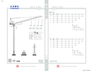 Macarale turn - braț mobil - rotire în partea superioară Yongmao STL120