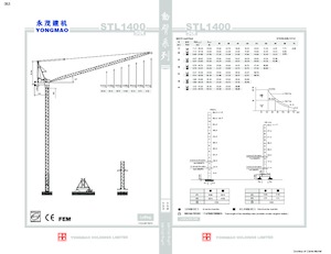 Macarale turn - braț mobil - rotire în partea superioară Yongmao STL1400