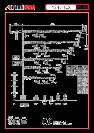 Macalare turn - deplasare cărucior pe braț - rotire în partea superioară FM-Gru 1345 TLX P4_P6