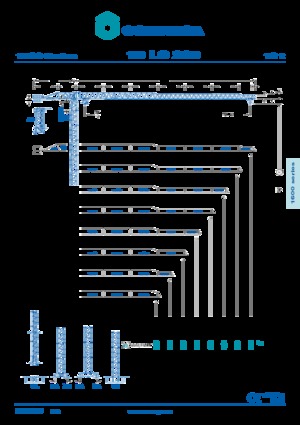 Macalare turn - deplasare cărucior pe braț - rotire în partea superioară Comansa 16LC220