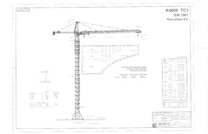 Macalare turn - deplasare cărucior pe braț - rotire în partea superioară Kroll K-4000
