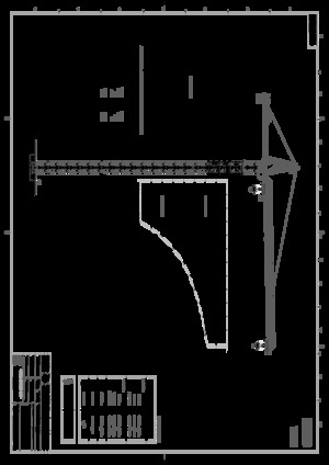 Macalare turn - deplasare cărucior pe braț - rotire în partea superioară Kroll K-800