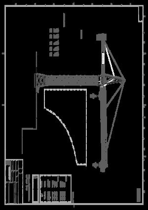 Macalare turn - deplasare cărucior pe braț - rotire în partea superioară Kroll K5000S