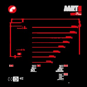 Macalare turn - deplasare cărucior pe braț - rotire în partea superioară Raimondi MRT223