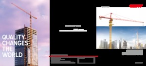 Macalare turn - deplasare cărucior pe braț - rotire în partea superioară Sany SYT80