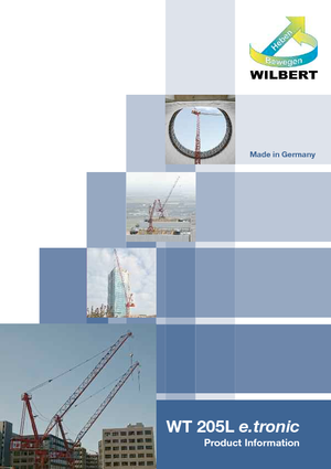 Macarale turn - braț mobil - rotire în partea superioară Wilbert WT 205 L e.tronic
