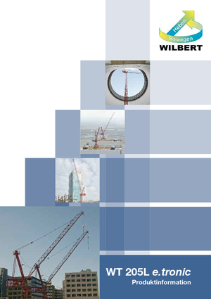 Macarale turn - braț mobil - rotire în partea superioară Wilbert WT 205 L e.tronic