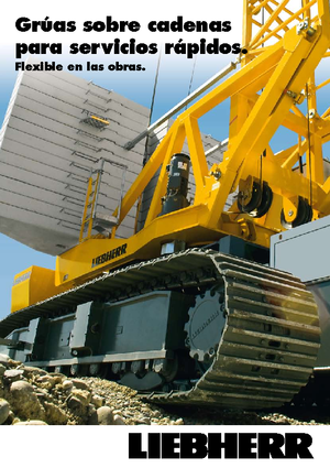 Macalare turn - deplasare cărucior pe braț - rotire în partea inferioară Liebherr 71 KR.1 (FU)