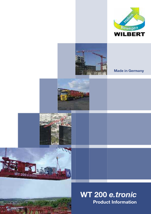 Macalare turn - deplasare cărucior pe braț - rotire în partea superioară Wilbert WT 200 e.tronic