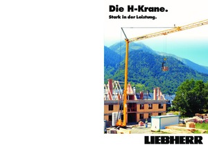 Macalare turn - deplasare cărucior pe braț - rotire în partea inferioară Liebherr 13 H