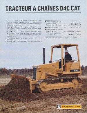 Buldozere pe șenile Caterpillar D 4 C