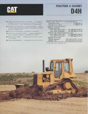 Buldozere pe șenile Caterpillar D 4 H MPS