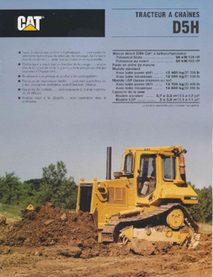 Buldozere pe șenile Caterpillar D 5 H LPP
