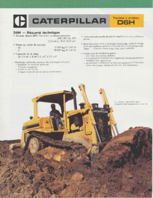 Buldozere pe șenile Caterpillar D 6 H DPL