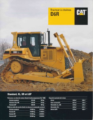 Buldozere pe șenile Caterpillar D 6 R XL SU
