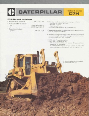 Buldozere pe șenile Caterpillar D 7 H DPS
