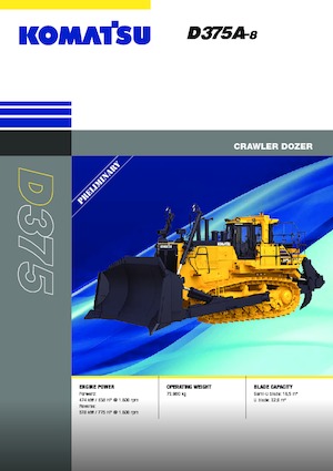 Buldozere pe șenile Komatsu D375A-8E0