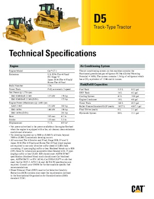 Buldozere pe șenile Caterpillar D5 LPG VPAT