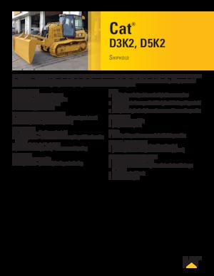 Buldozere pe șenile Caterpillar D5K2 XL SHIPHOLD/PORT HANDLING