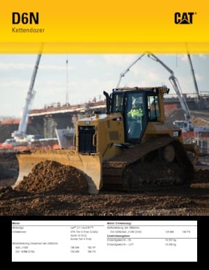 Buldozere pe șenile Caterpillar D6N LGP