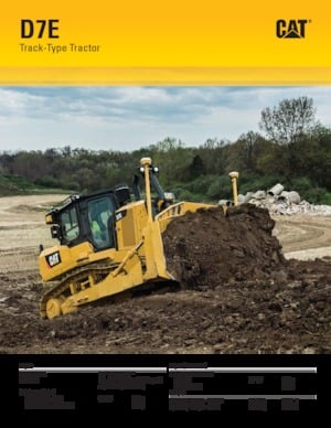 Buldozere pe șenile Caterpillar D7E