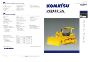 Buldozere pe șenile Komatsu D85ESS-2A