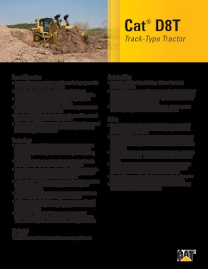 Buldozere pe șenile Caterpillar D8T