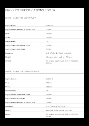 Buldozere pe șenile Caterpillar D9