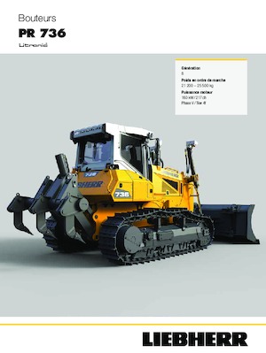 Buldozere pe șenile Liebherr PR 736 L G8.0