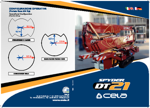 Nacele cu braț articulat pe șenile CELA DT21 Spyder